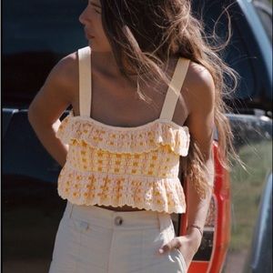 Zara knitted crop top